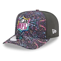Casquette snapback New Era 9FIFTY noire avec logo NFL Crucial Catch 2025 pour homme