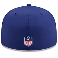 Casquette ajustée NFL 2025 Sideline 59FIFTY bleu marine New Era pour homme