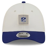 Casquette New Era Flex crème/marine NFL 2026 Camp d'entraînement 39THIRTY pour homme