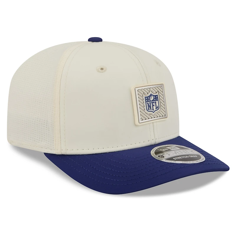 Men's New Era Cream/Navy NFL 2026 NFL Training Camp 9SEVENTY Adjustable Hat
