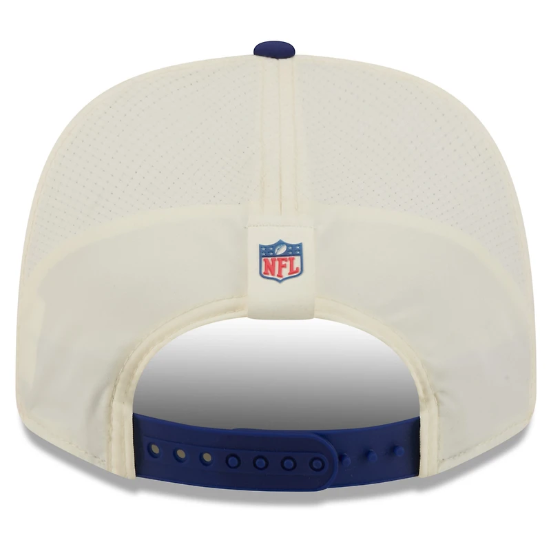 Men's New Era Cream/Navy NFL 2026 NFL Training Camp 9SEVENTY Adjustable Hat