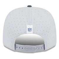 Casquette ajustable New Era 9SEVENTY grise/graphite pour homme, édition 2025 du camp d'entraînement NFL