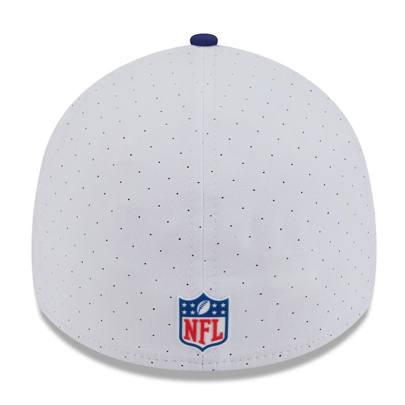 Men's New Era  White/Navy 2025 NFL Training Camp 39THIRTY Flex Hat