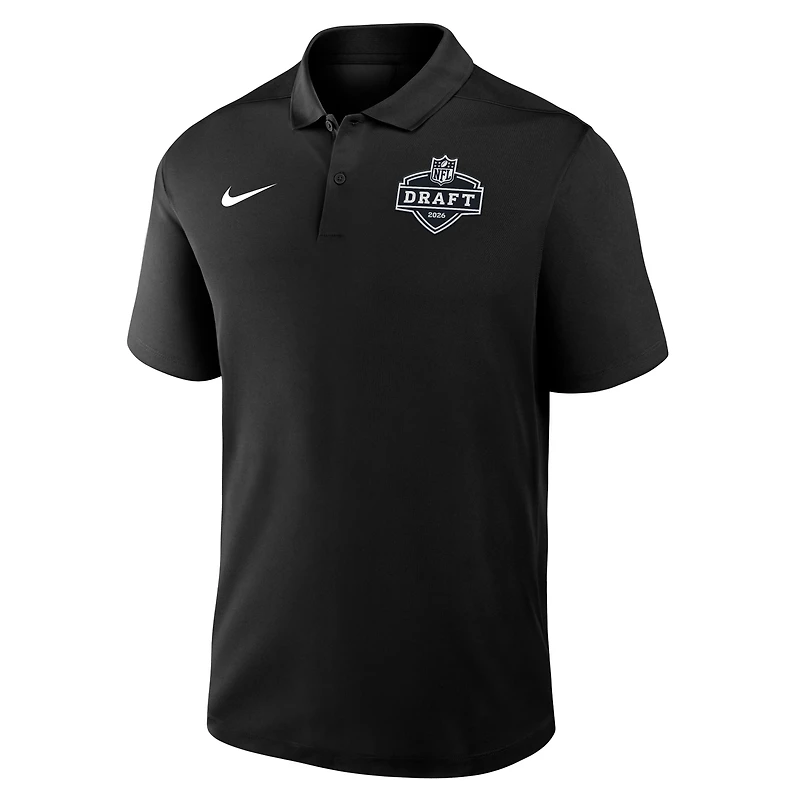 Men's Nike Black 2026 NFL Draft Polo