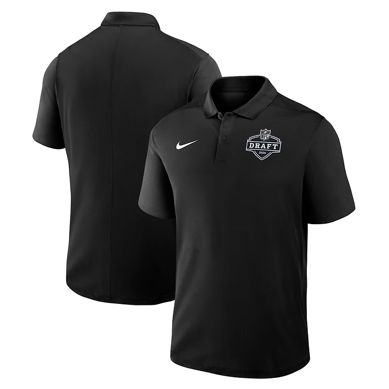 Men's Nike Black 2026 NFL Draft Polo