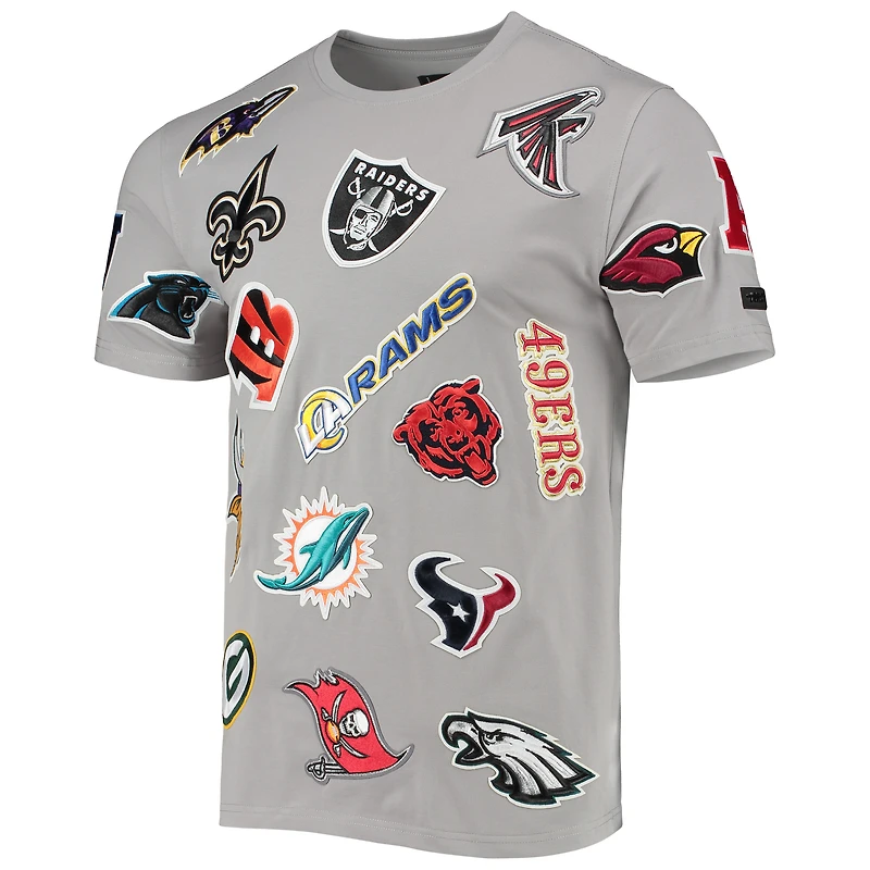 T-shirt Pro Standard gris NFL League Wordmark pour homme