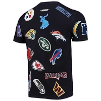 T-shirt avec logo de la NFL League Pro Standard pour hommes, bleu marine