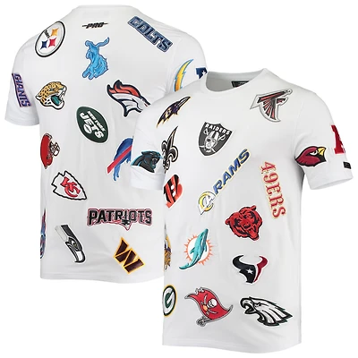 T-shirt blanc Pro Standard avec logo de la NFL League pour hommes