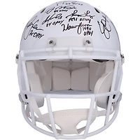 NFL Offensive Players of the Year Autographed Riddell NFL Shield White Speed Authentic Helmet with 16 Signatures & Multiple Inscriptions - Limited Edition of 12