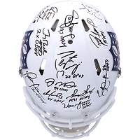 NFL Offensive Players of the Year Autographed Riddell NFL Shield White Speed Authentic Helmet with 16 Signatures & Multiple Inscriptions - Limited Edition of 12