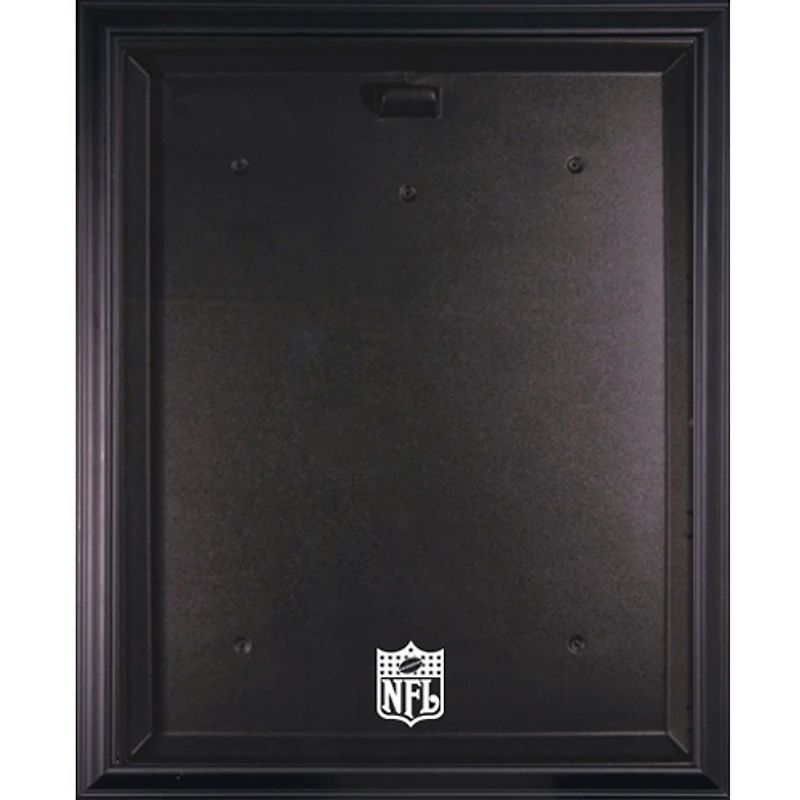 Vitrine de présentation de maillots avec cadre noir NFL Shield