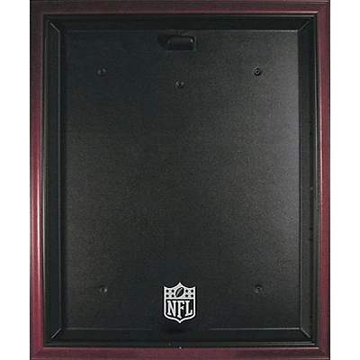 Vitrine de présentation de maillots avec cadre en acajou NFL Shield