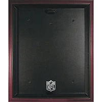 Vitrine de présentation de maillots avec cadre en acajou NFL Shield