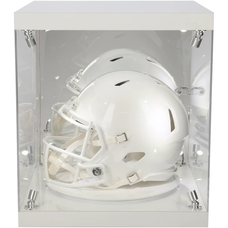 Vitrine de présentation de casque pleine grandeur à éclairage LED rotatif de qualité supérieure