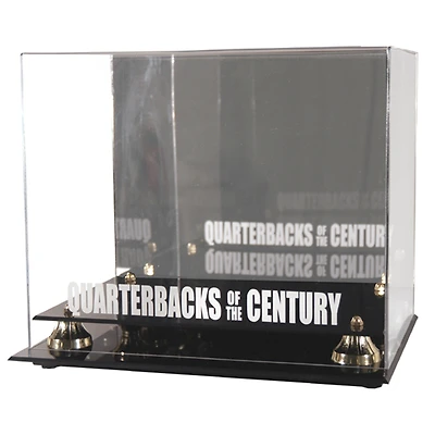 Quarterbacks of the Century Golden Classic Helmet Display Case