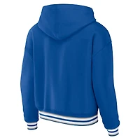 Sweat à capuche lacets bleu NFL WEAR by Erin Andrews pour femme