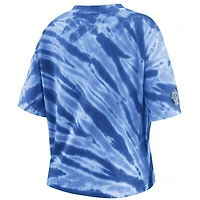 T-shirt bleu NFL tie-dye WEAR by Erin Andrews pour femmes