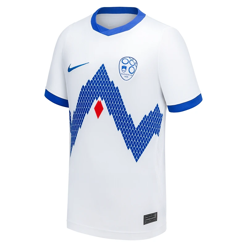 Youth Nike  White Slovenia National Team 2026 Home Stadium Replica Jersey