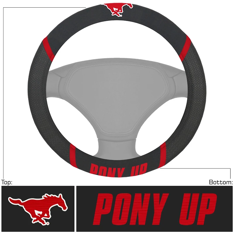 Housse de volant Logo Brands SMU Mustangs