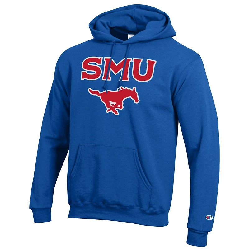 Sweat à capuche avec logo Arch Over Champion Royal SMU Mustangs pour homme