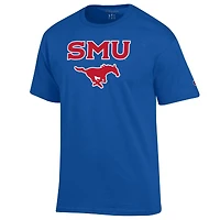 T-shirt pour homme Champion Royal SMU Mustangs avec logo Arch Over