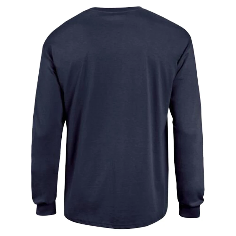 Men's Champion Navy SMU Mustangs Team Long-Sleeve T-Shirt