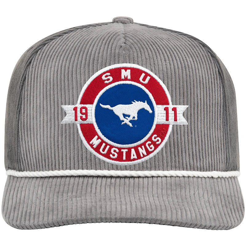 Men's Colosseum  Gray SMU Mustangs Where's My Hat Podium Adjustable Trucker Hat