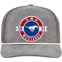 Men's Colosseum  Gray SMU Mustangs Where's My Hat Podium Adjustable Trucker Hat