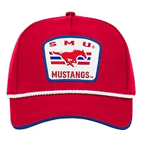 Men's Colosseum Red SMU Mustangs Hits the Road Podium Adjustable Hat