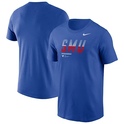 Men's Nike Royal SMU Mustangs Wordmark Logo Legend T-Shirt