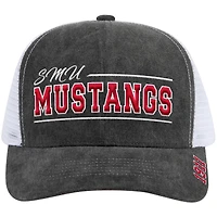Unisex Colosseum  Gray SMU Mustangs Billy 2400 Adjustable Trucker Hat