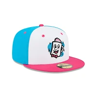 Men's New Era  White Somerset Patriots Theme Nights 59FIFTY Fitted Hat