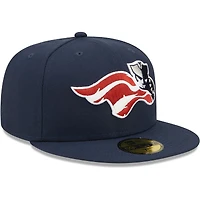 Casquette ajustée 59FIFTY pour homme bleu marine Somerset Patriots Home Authentic Collection de New Era