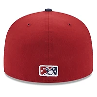 Men's New Era Somerset Patriots Authentic Collection Alternate Logo 59FIFTY Fitted Hat