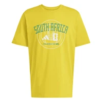 Men's adidas  Yellow South Africa National Team 2026 FIFA World Cup Qualifier T-Shirt