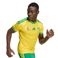 Men's adidas  Yellow South Africa National Team 2026 Home Replica Jersey