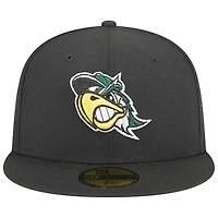 Men's New Era Black South Bend Cubs Theme Nights Silver Hawks  59FIFTY Fitted Hat