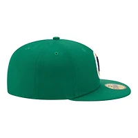 Men's New Era  Green South Bend Cubs Minor League Theme Nights 59FIFTY Fitted Hat