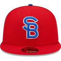 Men's New Era Red South Bend Cubs Authentic Collection Team Game 59FIFTY Fitted Hat