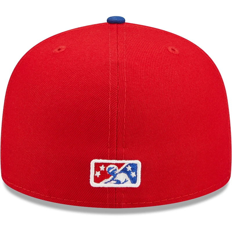 Men's New Era Red South Bend Cubs Authentic Collection Team Game 59FIFTY Fitted Hat