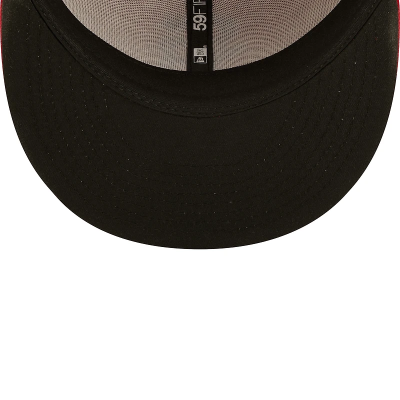 Men's New Era Red South Bend Cubs Authentic Collection Team Game 59FIFTY Fitted Hat