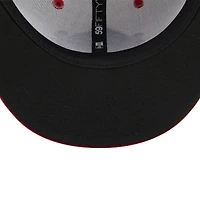 Casquette ajustée 59FIFTY pour homme South Bend Cubs Marvel x Minor League New Era blanche/rouge