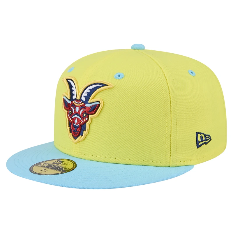 Casquette ajustée 59FIFTY jaune South Bend Cubs Copa de la Diversión New Era pour homme