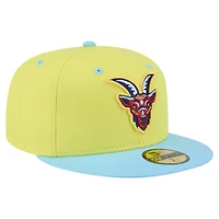 Casquette ajustée 59FIFTY jaune South Bend Cubs Copa de la Diversión New Era pour homme