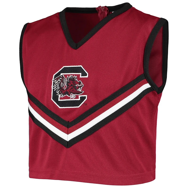 Girls Youth Garnet South Carolina Gamecocks Two-Piece Cheer Set