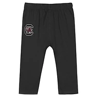 Ensemble body et pantalon à manches longues pour bébé noir South Carolina Gamecocks Double Up