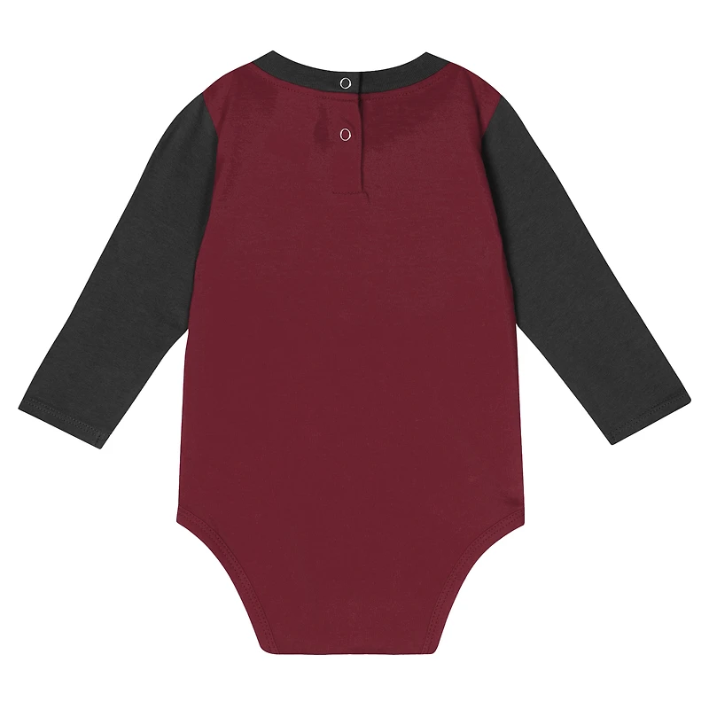 Ensemble body et pantalon à manches longues pour bébé noir South Carolina Gamecocks Double Up