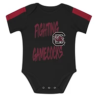 Infant Outerstuff Garnet/Black South Carolina Gamecocks Double Down Bodysuit and Pants 3-Piece Set