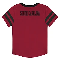 Ensemble haut et pantalon pour bébé Outerstuff Garnet South Carolina Gamecocks avec logo de l'équipe Red Zone