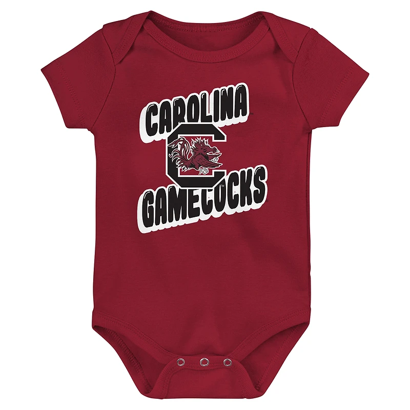 Ensemble de 3 bodies pour bébé South Carolina Gamecocks Sunday Comics
